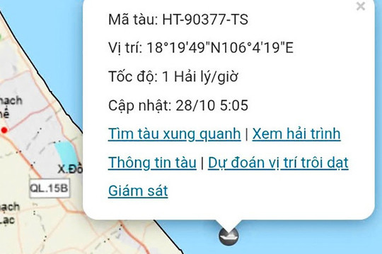 Nỗ lực tìm kiếm ngư dân Hà Tĩnh mất tích khi tàu cá chìm