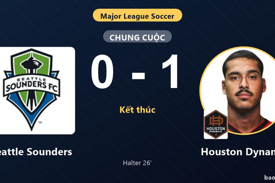 Seattle Sounders 0-1 Houston Dynamo: Houston Dynamo giành chiến thắng
