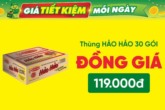 Cách săn deal mì Hảo Hảo tiết kiệm dịp cuối tháng: Mua 10 tặng 1 và thùng đồng giá 119K