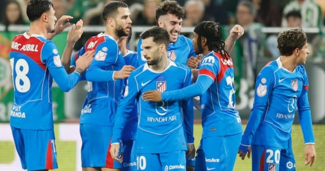 Atletico Madrid phô diễn sức mạnh hủy diệt, vùi dập Real Betis 5-0 tại Copa del Rey