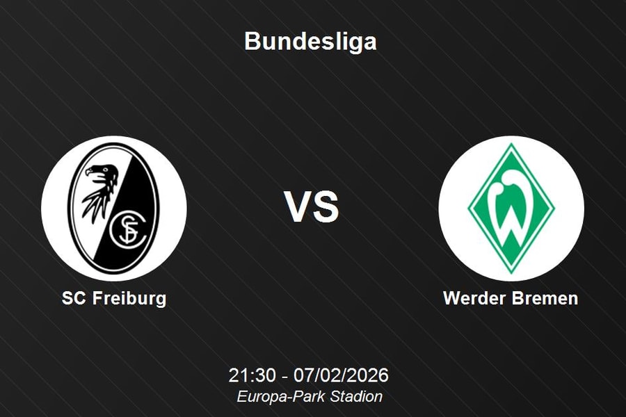 Nhận định SC Freiburg vs Werder Bremen - Bundesliga ngày 07/02