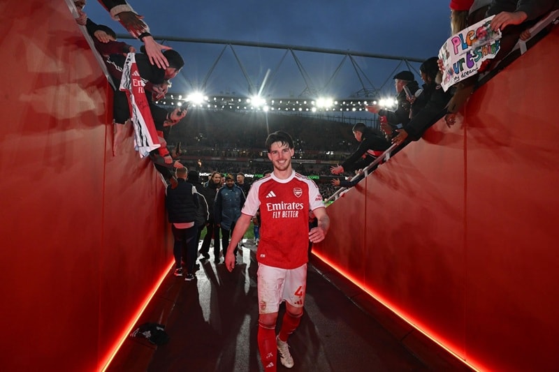 Declan Rice: “Kẻ hủy diệt” thầm lặng và vai trò thủ lĩnh thực sự tại Arsenal