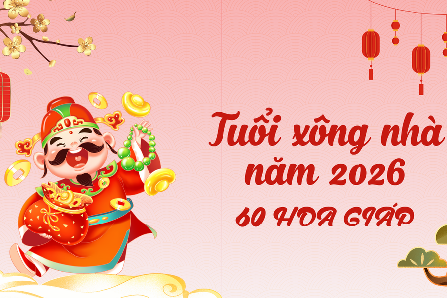 Xem tuổi xông nhà năm 2026 Bính Ngọ, tra cứu người hợp tuổi xông đất cho 12 con giáp