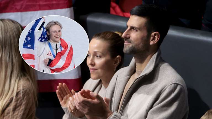 Novak Djokovic ôm đầu thán phục cú nhảy lịch sử bị cấm 50 năm của Ilia Malinin tại Olympic