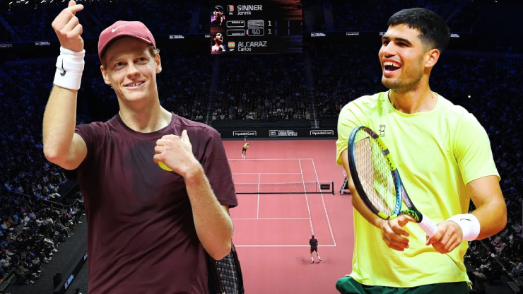 Jannik Sinner vượt Carlos Alcaraz chiếm ngôi số 1 thế giới trên bảng xếp hạng UTR