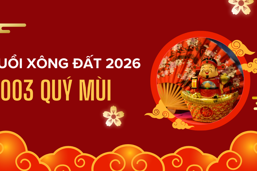 Top 10 tuổi xông đất 2026 cho gia chủ 2003 Quý Mùi