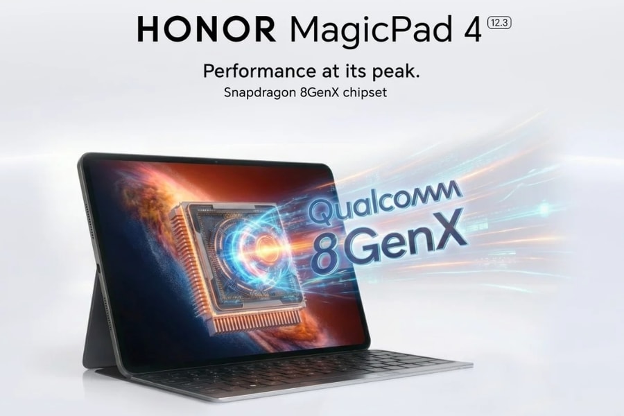 HONOR MagicPad 4 lộ diện: Màn hình 165Hz và thân máy siêu mỏng dưới 5mm