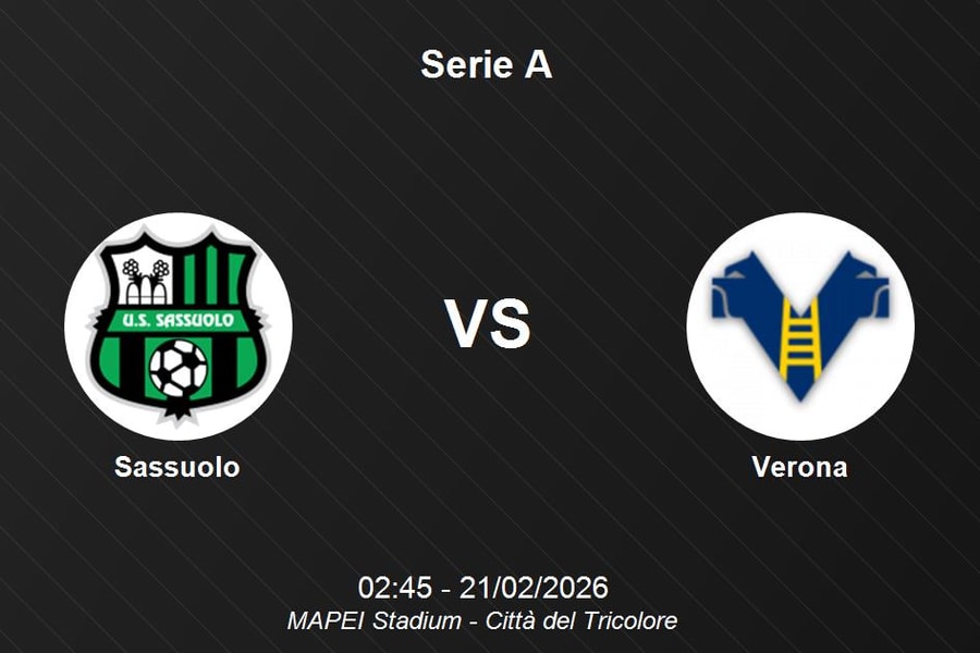 Nhận định Sassuolo vs Verona - Serie A: Cơ hội bứt phá cho đội chủ nhà
