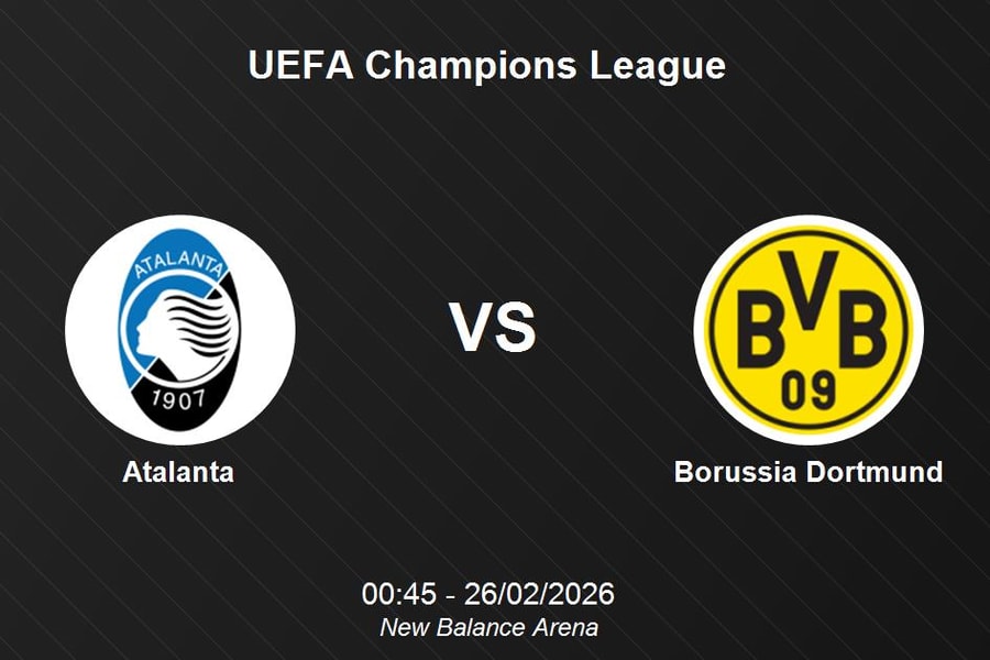 Nhận định Atalanta vs Borussia Dortmund - UEFA Champions League