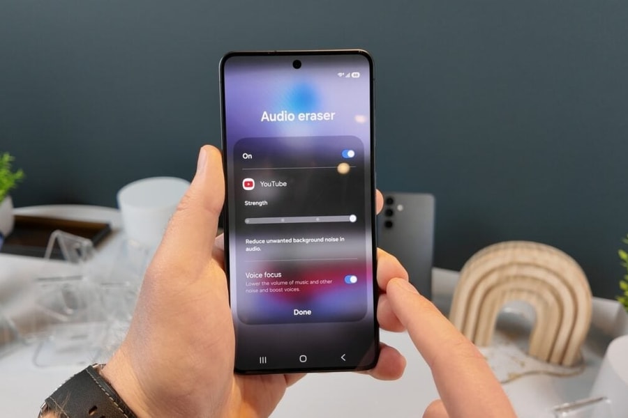 Galaxy S26 nâng cấp AI Audio Eraser: Xóa tiếng ồn ngay cả khi đang xem livestream