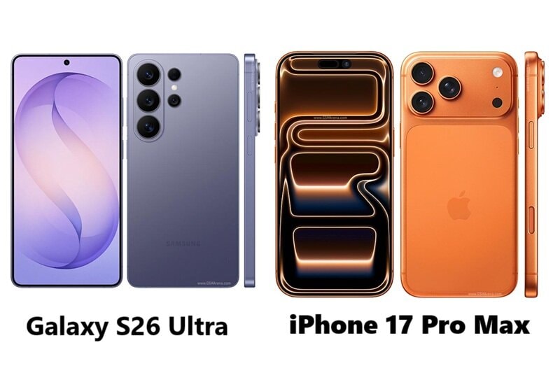 Galaxy S26 Ultra và iPhone 17 Pro Max: Cuộc đối đầu giữa hai gã khổng lồ công nghệ