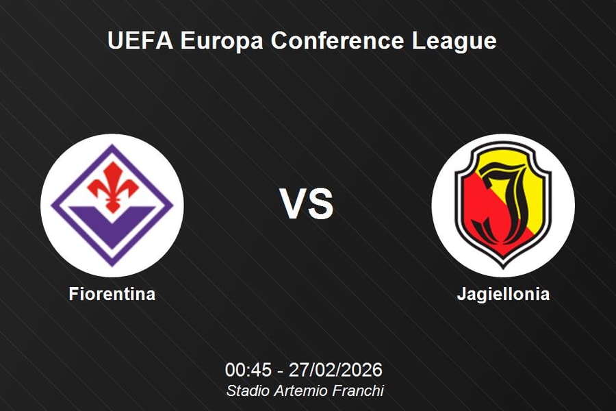 Nhận định Fiorentina vs Jagiellonia - UEFA Europa Conference League