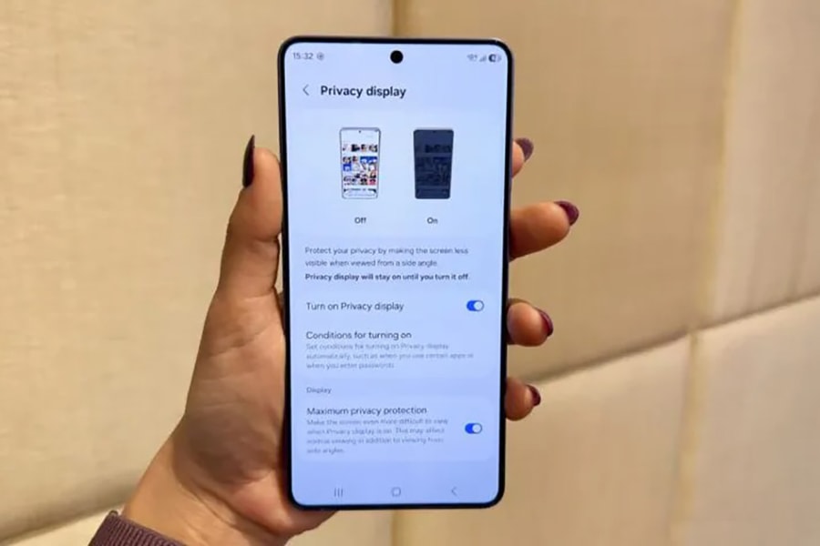Công nghệ Privacy Display trên Galaxy S26 Ultra: Bước tiến mới trong bảo mật màn hình di động