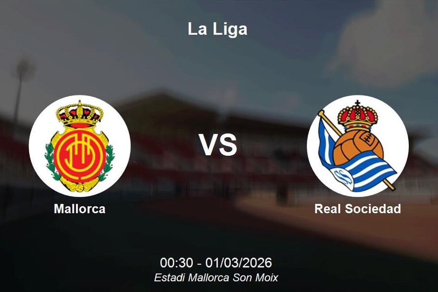 Nhận định Mallorca vs Real Sociedad - Cuộc chiến sinh tồn và tham vọng tại La Liga