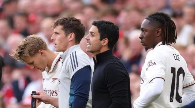 Arsenal vs Chelsea: Arteta tính bài toán Eze thay Odegaard để đánh chiếm Derby London
