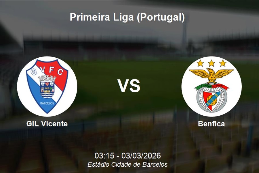 Nhận định GIL Vicente vs Benfica - Cuộc đối đầu kịch tính tại vòng đấu Primeira Liga