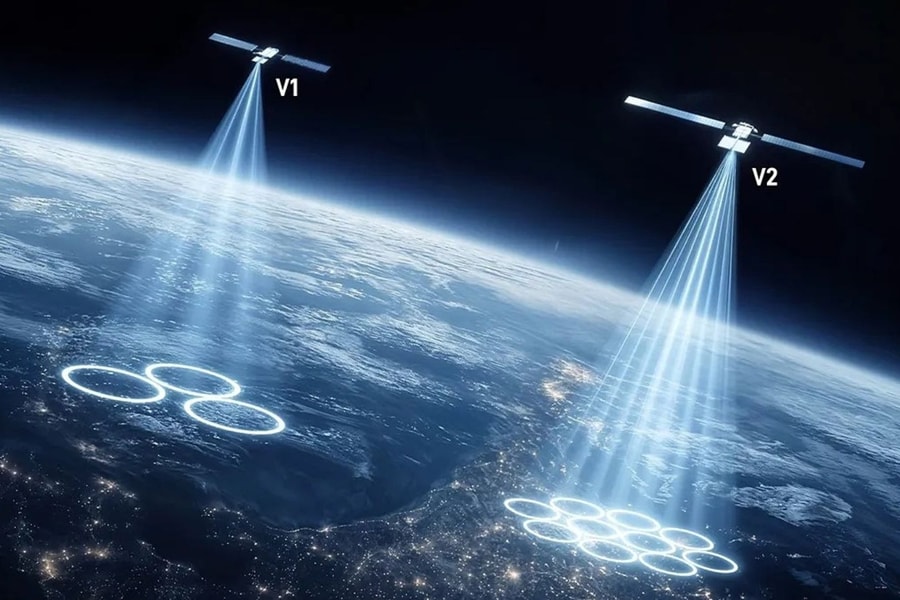 Starlink V2: SpaceX chuẩn bị cung cấp tốc độ Internet 5G từ không gian cho smartphone