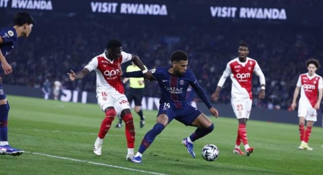 PSG thua sốc 1-3 trước Monaco: Ngai vàng Ligue 1 lung lay tại Parc des Princes