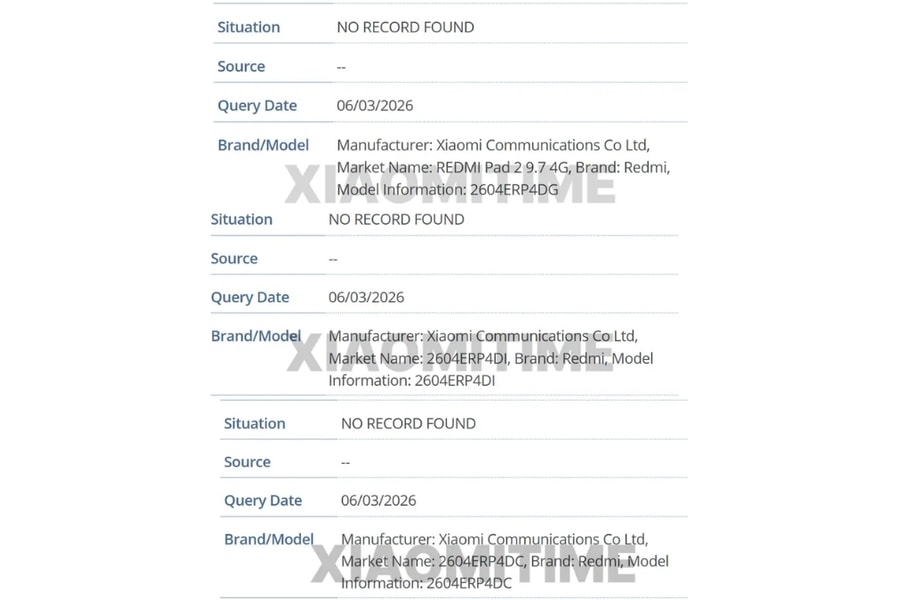 Xiaomi sắp ra mắt Redmi Pad 2 bản 9.7 inch: Thiết kế nhỏ gọn, hỗ trợ kết nối 4G LTE