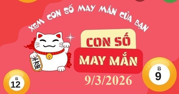 Con số may mắn hôm nay 9/3/2026: Gợi ý cát lành cho 12 con giáp và cung hoàng đạo