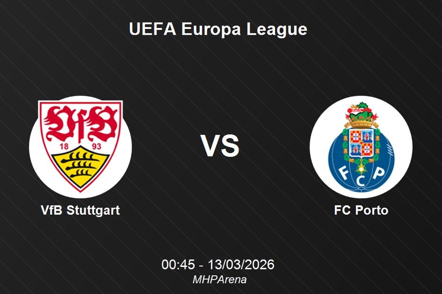 Nhận định VfB Stuttgart vs FC Porto: Thử thách bản lĩnh tại MHPArena - UEFA Europa League