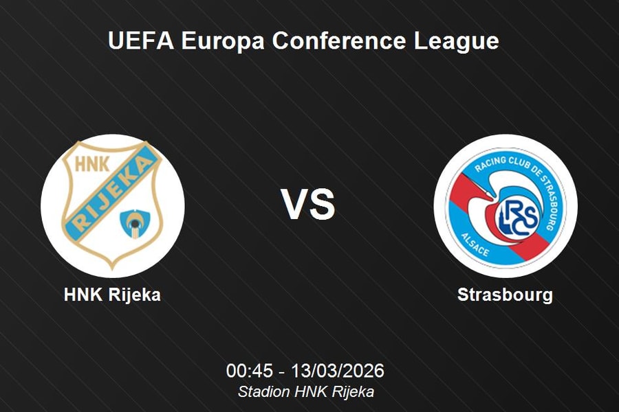 Nhận định HNK Rijeka vs Strasbourg - UEFA Europa Conference League