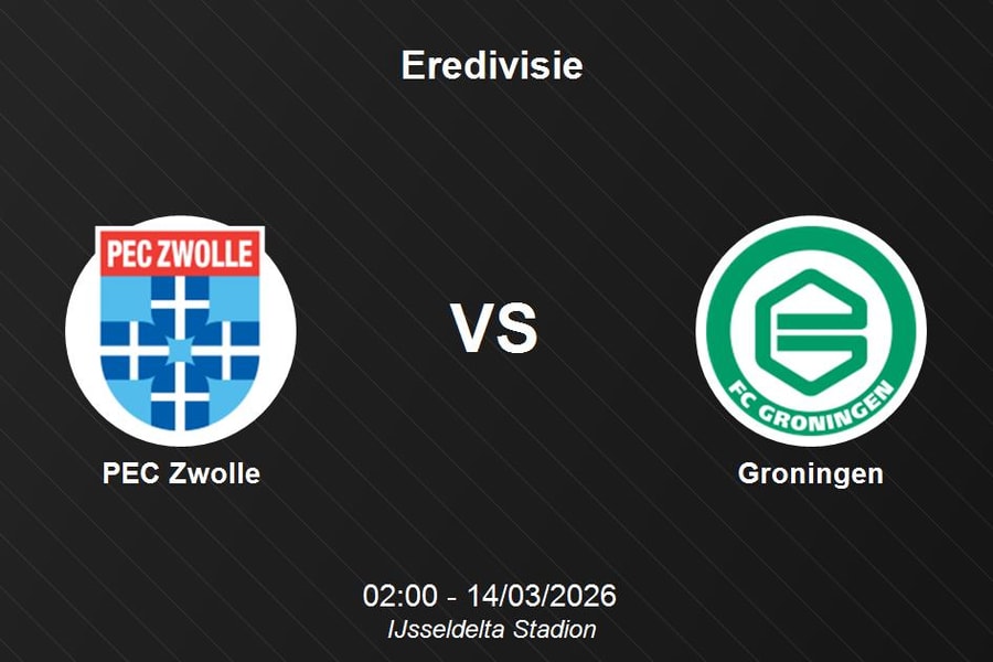 Nhận định PEC Zwolle vs Groningen - Eredivisie 02:00 ngày 14/03