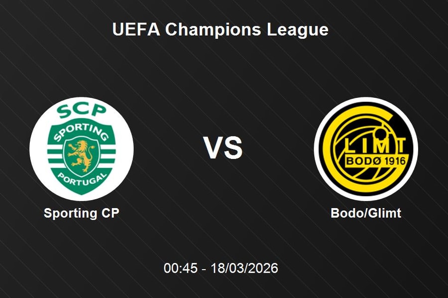 Nhận định Sporting CP vs Bodo/Glimt - UEFA Champions League