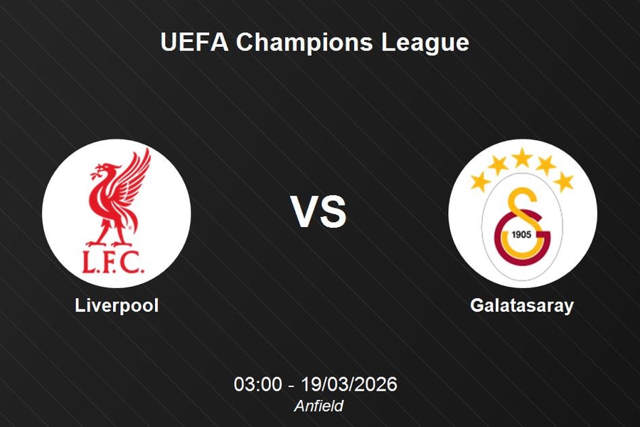 Nhận định Liverpool vs Galatasaray - UEFA Champions League: 'Lữ đoàn đỏ' đòi nợ tại Anfield