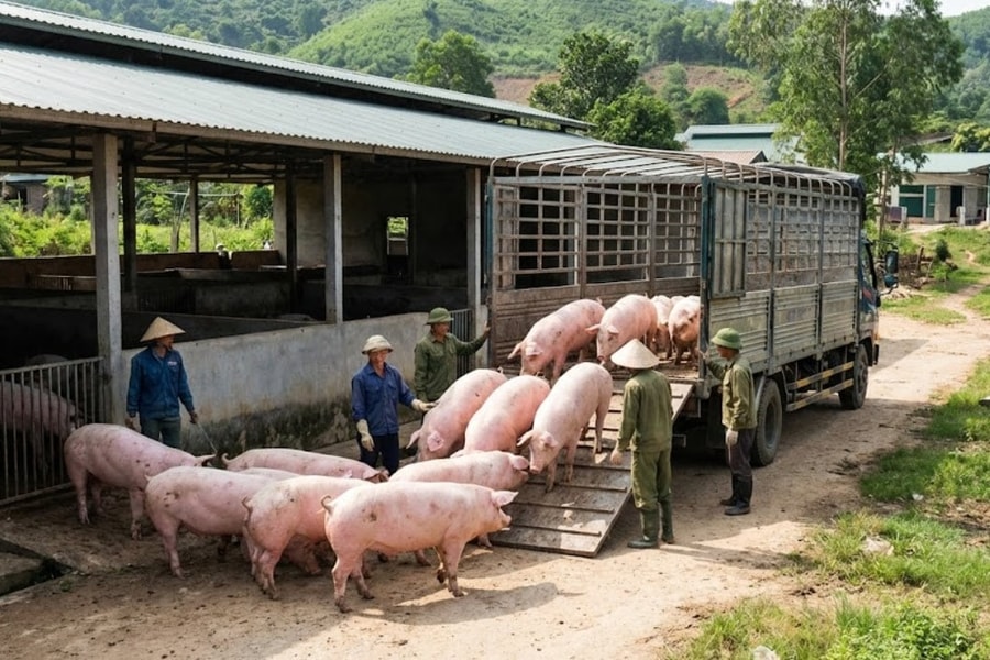 Giá heo hơi hôm nay 19/3/2026 tiếp tục tăng, đạt 67.000 đồng