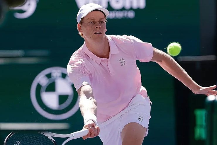 Jannik Sinner thắng áp đảo Damir Dzumhur 6-3, 6-3 tại vòng 2 Miami Open