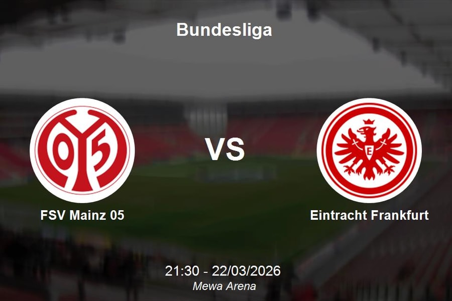 Nhận định FSV Mainz 05 vs Eintracht Frankfurt - Bundesliga: Thử thách tại Mewa Arena