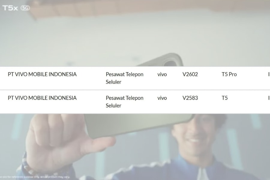 vivo T5 và T5 Pro lộ diện qua chứng nhận SDPPI: Kỳ vọng đột phá pin và hiệu năng
