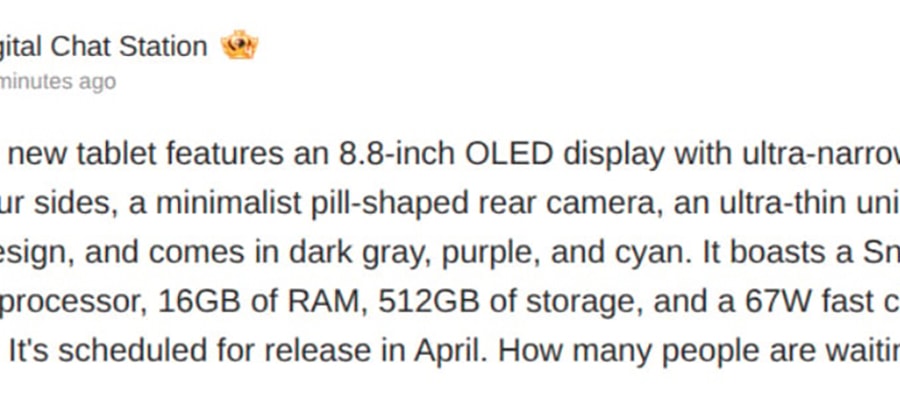 Cận cảnh OPPO Pad Mini: Tablet nhỏ gọn sở hữu sức mạnh từ chip Snapdragon 8 Gen 5