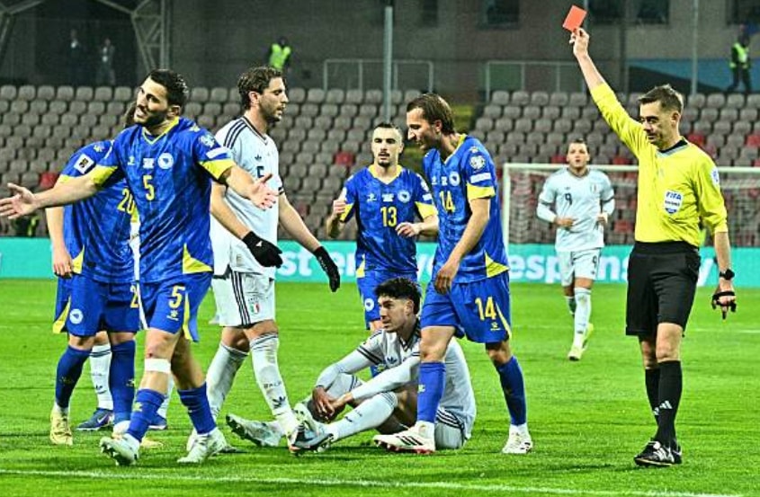 Tuyển Ý lần thứ 3 liên tiếp lỡ hẹn World Cup sau thất bại thảm họa trước Bosnia