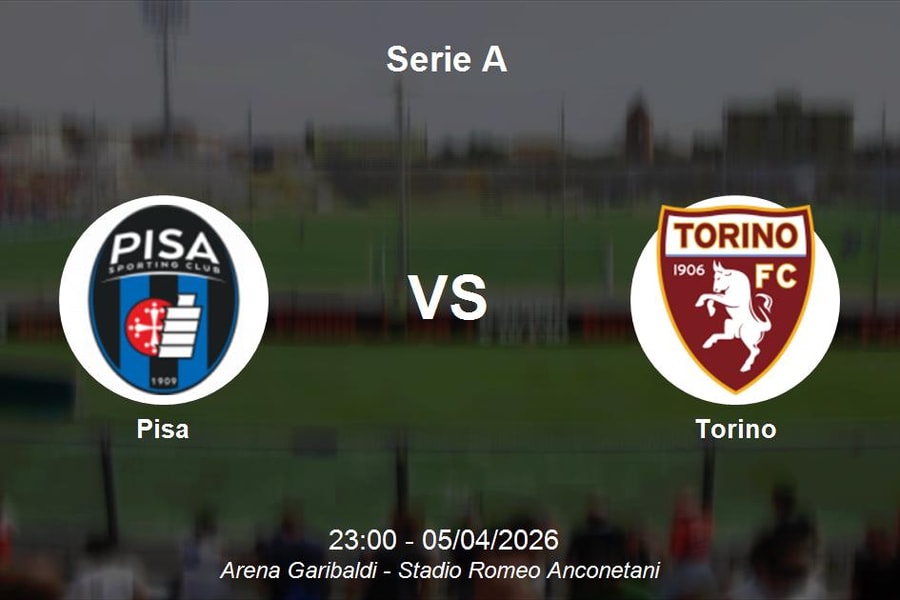 Nhận định Pisa vs Torino - Serie A: Cuộc chiến sinh tồn tại Arena Garibaldi