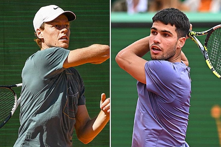 Jannik Sinner áp sát ngôi số 1 thế giới: 3 kịch bản lật đổ Alcaraz tại Monte Carlo