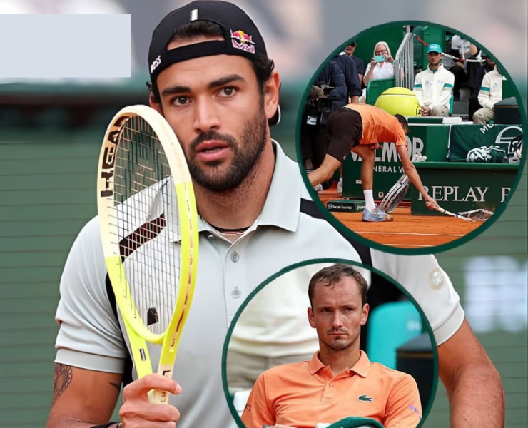 Chấn động Monte Carlo: Berrettini hạ gục Medvedev 6-0, 6-0 trong 49 phút