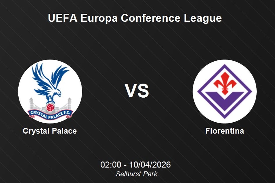 Nhận định Crystal Palace vs Fiorentina - UEFA Europa Conference League