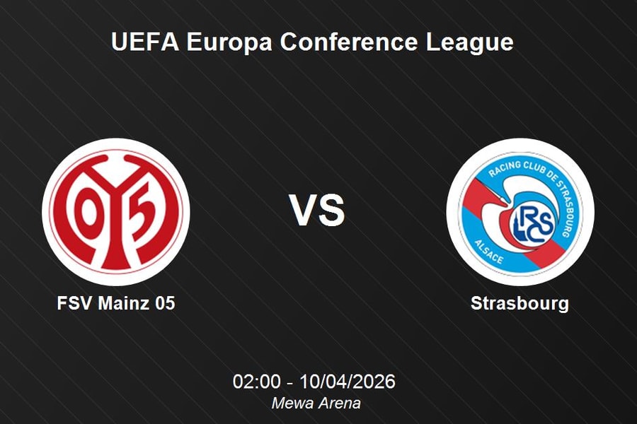 Nhận định FSV Mainz 05 vs Strasbourg - UEFA Europa Conference League