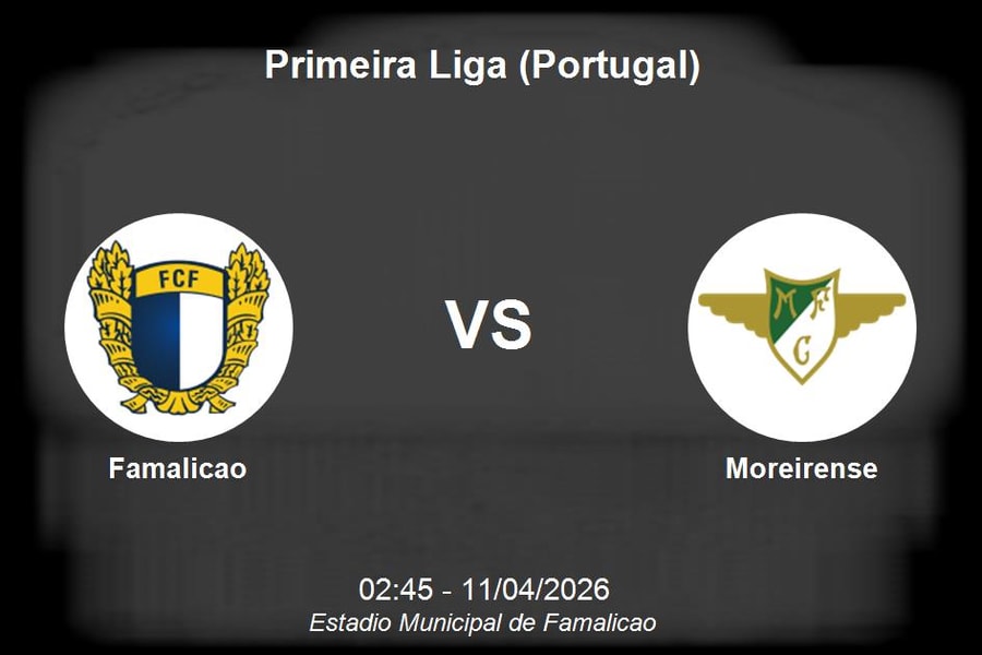 Nhận định Famalicao vs Moreirense - Cuộc chiến củng cố vị thế top 5 Primeira Liga