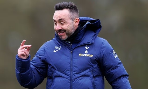 Roberto De Zerbi và sứ mệnh hồi sinh Tottenham: Khôi phục bản sắc để trụ hạng Ngoại hạng Anh