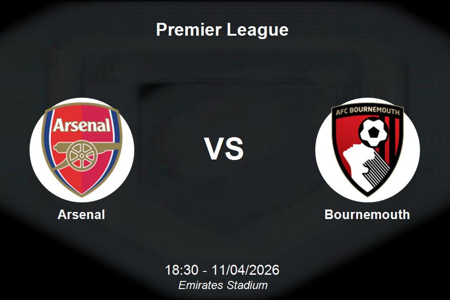 Nhận định Arsenal vs Bournemouth - Premier League