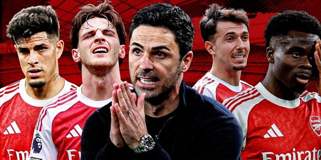 Bài toán thể lực tại Arsenal: Sự bảo thủ của Mikel Arteta đe dọa tham vọng vô địch