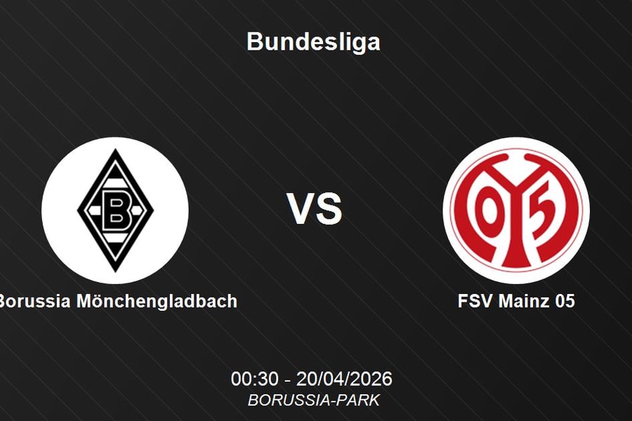 Nhận định Borussia Mönchengladbach vs FSV Mainz 05 - Bundesliga