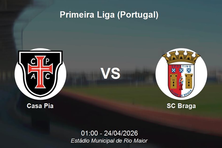 Nhận định Casa Pia vs SC Braga - 01h00 ngày 24/04 Primeira Liga