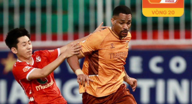 Thủ môn Đình Triệu rực sáng giúp Hải Phòng cầm hòa HAGL tại V.League