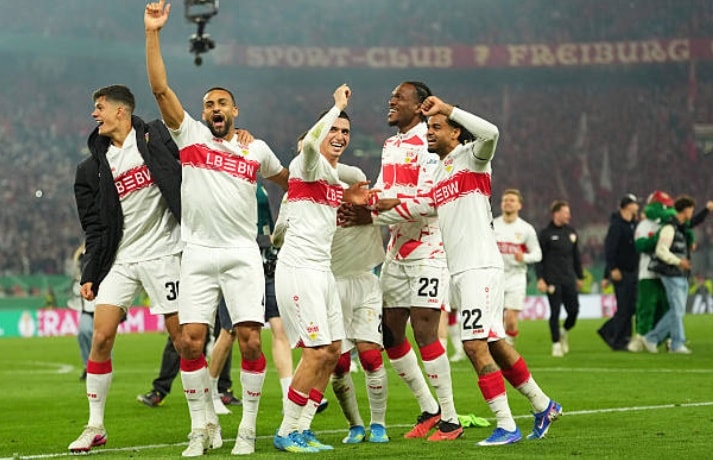 Siêu phẩm đánh gót phút 119 đưa Stuttgart vào chung kết Cúp Quốc gia gặp Bayern