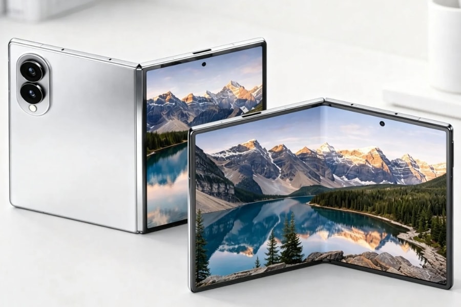 Samsung Galaxy Z Fold8 Wide lộ kích thước: Chỉ 9.8mm khi gập, vượt xa Huawei Pura X Max