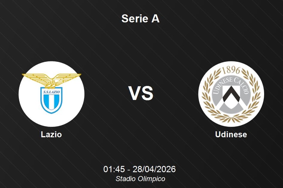 Nhận định Lazio vs Udinese - Serie A: Màn so tài cân sức tại Stadio Olimpico